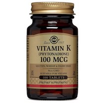 솔가 비타민K 피토나디온 100mcg 100정, 이미지참조, 1세트