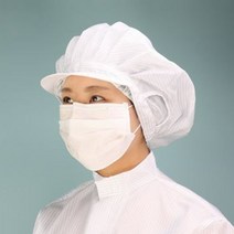 방진 제전모자 무진모 무균 빵모자 형태 화이트 스카이블루colors, 스카이블루L