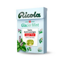 무설탕 스위스 허브캔디 리콜라 글라시어민트, 40g, 2개