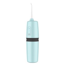 휴대용 구강세정기, USB충전식 1500mAh, 하늘색