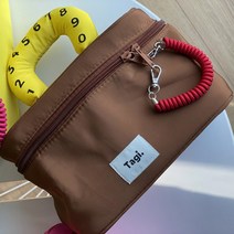 사각파우치 여성 다이얼 장식 골프용 여행용