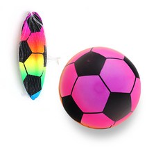 레인보우 탱탱볼 비치볼 축구공탱탱볼, 색상랜덤