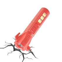 차량용 비상망치 안전용품 유리 탈출 망치 다목적 차 다용도 창문 브레이커 벨트 커터 올인원 도구 자기, 01 Red