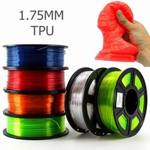 3D 프린터 필라멘트 1.75MM 250G TPU 플라스틱 인쇄 유연한 재료 회색 검정색 빨간색, blue, CHINA