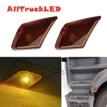 벤츠트럭부품메르세데스 벤츠 트럭용 1pc led 코너 조명 arocs 사이드 마커 조명, 1쌍