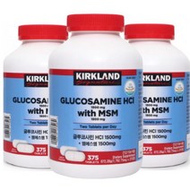 커클랜드 글루코사민 MSM 1500mg 375알 대용량
