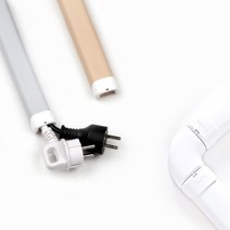 [아이정] 전선 몰딩 PVC 몰드 쫄대 전선관 케이블 선정리 더블, 단품