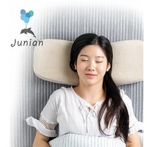[쥬니안 주니어하이(M)베개] 청소년베개 수험생베개 메모리폼 / 안정된 수면자세 유도 / 숙면 경추 베개, 1개