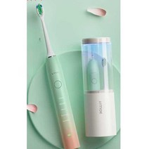 전동 칫솔 추천 치석 제거기 진동 상쾌함 음파 좋은, 보라색(살균박스+정품칫솔모6개+기본칫솔모2개)