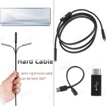 하수구내시경 산업용 공업용 배관 관로 카메라 전화 검사용 usb 내시경 안드로이드형 프로브 모바일 자동차 스마트폰 내시경 하수도 내시경 andoscopic, 협력사, 10m, 하드 케이블