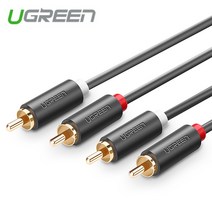 [폴리에이브이] UGREEN 2RCA to 케이블-1M, 상세내용표시