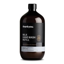 땡큐 레몬 머틀 고트 밀크 핸드 워시 리필 1리터 Thankyou Botanical Lemon Myrtle Goats Milk Hand Wash Refill, 1팩