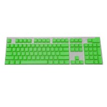 기계식 키보드 키 캡 104 교체 가능한 PBT 키 캡 투명 레터링 키 더블 샷 사출 Backli KeyCaps, 협력사, 초록