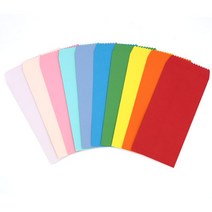 마음담아 다용도 칼라봉투 40장세트