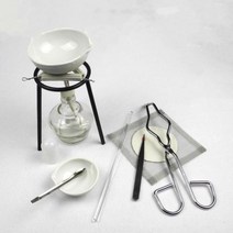실험실핫플레이트 증발 결정화 슈트 미가공 소금 정화 가열 알코올 램프 화학 실험 장비 교반기