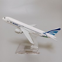 전시용 비행기 다이 캐스트 한국 보잉 B747 에어버스 A380 제주 진 트웨이 B737 서울 부산 아시아나 A320 16cm, 03=SEOUL A320