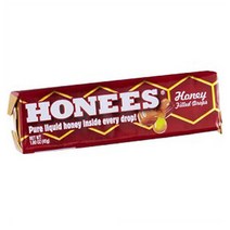 Honees 허니스 허니 필드 드롭 캔디 45g 24팩 Honey Filled Candy Drops