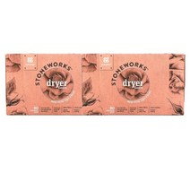 그랩그린 스톤웍스 건조기시트 로즈 페탈 80장 Grab Green Stoneworks Dryer Sheets Rose Petal, 2팩
