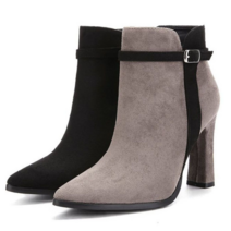 여성 첼시 부츠 데일리 앵클 슈즈 발편한 근무화 정장 여자 여성 승무원 미들힐 기본 오피스룩 데일리룩 힐 가성비 구두