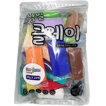 18000 티티 클레이 20g 24색 세트 미술놀이재료, 단품