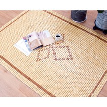 L&C 코메트 뉴마작자리32 대나무 여름대자리 여름용 쇼파패드 침대러그 시원한카페트, 중135x180(5058)