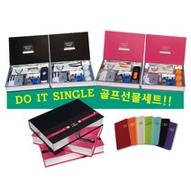 퍼터커버 골프용품선물 세트 버디용품, 남성용선물세트_B타입(+골프스코어기록수첩)