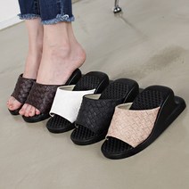 강북오빠 아메리칸 여성 다이어트 통굽 슬리퍼