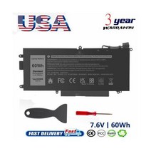 K5XWW 배터리 for Dell Latitude 5289 7389 7390 2-in-1 Latitude E5289 L3180 60Wh, Latitude 5289 2-In-1 Series