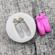 1인용발레바 1인발레바 탄츠발레바 미니 발레 신발 실리콘 금형 초콜릿 컵케익 베이킹 퐁당 케이크 도구, 02 초콜렛