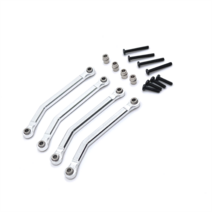 FMS 124 FCX24 FCX 24 원격 제어 차량 부품 금속 업그레이드 섀시 타이로드 스티어링로드, 4.Fixed pull rod