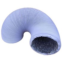 에어컨 자바라 호스 주름관 PVC 배관 배기 6m 연결, 80mm 최대 6미터 당김