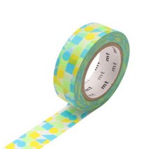 MT 마스킹테이프 네온 도형 마루 산카쿠 시카쿠 블루 (MT01D298), 1개