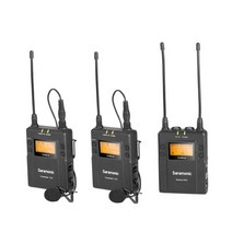 사라모닉 2채널 무선마이크 KIT2, UwMic9 RX9+TX9+TX9 KR, 혼합 색상