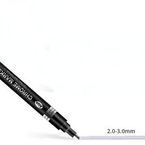 안료 바닥 줄눈 스크래치 보수 페인트 수정마커 15, 크롬 실버 2-3mm