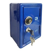 금고 mini atm money box creative piggy bank 디지털, 푸른