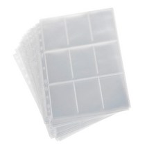포켓포토 미니프린터 인화지 포토용지 20PCS 투명 지갑 앨범 페이지 컬렉션 180 포켓 거래 게임 카드 슬리브 보관 11 링 바인더 사진 Albu
