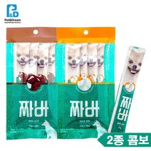 강아지 피부건조 장관리 유산균 짜먹는 츄르 2종 영양제 소화효소 노견 반려견