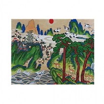 핫딜 DIY명화그리기 유화 페인팅 십장생도 40X50(상세페이지 확인), 단품