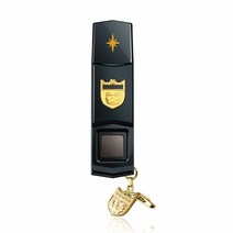 TOPMORE Phecda 지문 인식 USB3.0 플래시 드라이브 ID 보안 디스크 생체 인식기 메모리 스틱 1B 블루 & 실버, Black Gold_32GB