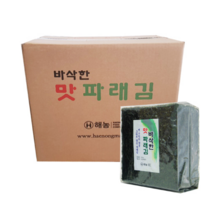 해농 맛 파래김 180g(100매), 180g, 12봉