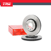 지프 체로키 후브레이크디스크 TRW DF8124 2장 04779886AB