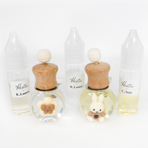 차량용 디퓨저 용기 미니디퓨저 용기+10ml 디퓨저 세트, 아기곰돌이, H_Refreshing