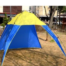 휴대용 그늘막 텐트 휴대용 캠핑 여행 나들이 4인용 3면개방 방수원단 낚시