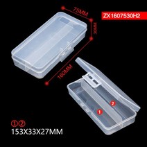 1PC 4 종류의 휴대용 낚시 태클 상자 분명 PP Plastice 스토리지 케이스 미끼 물고기 도구 액세서리 Pesca, ZX1607530H2
