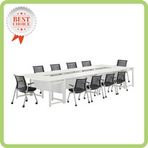 ECO NEO2 연결형 회의테이블(목제가림판) (회의용 사무실) 테이블, W1600 X D600 X H730:화이트