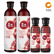 [청정원] 홍초 석류 900ml x2개+홍초 석류 250mlx2개, 단품, 단품