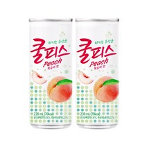 쿨피스 복숭아맛, 230ml, 20개
