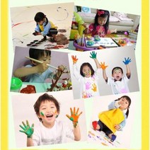 37개월 이상 유아 아이 물감 놀이 핑거 페인팅 워셔블 페인트 색감 색칠 어린이 대용량, 연두