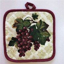 레몬스퀴즈 . . 정사각형 바느질 면화 내열 냄비 홀더 패드 테이블 플레이스매트 주방 베이킹 도구 30, 스타일 2, 16.5x16.5cm
