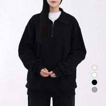 더팀 베이직 하프집업 스웻셔츠